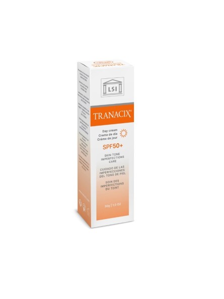 LSI TRANACIX DAY CREAM SPF50+ Dieninis kremas prieš pigmentaciją su 3% traneksamo rūgšties, 30 g.