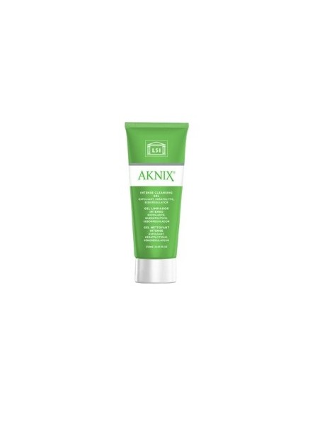 LSI AKNIX INTENSE CLEANSING GEL Prausiklis riebiai ir aknės pažeistai odai, 1 stadija, 250 ml.