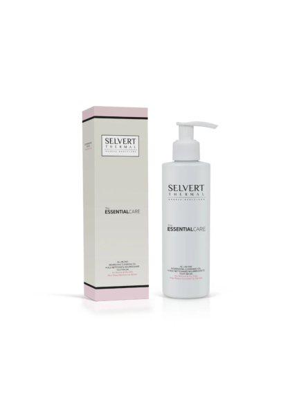 Selvert Thermal ALL-IN-ONE NOURISHING CLEANSING OIL FOR NORMAL & DRY SKIN Aliejinis prausiklis, 200 ml.