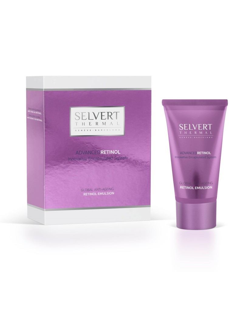 Selvert Thermal GLOBAL ANTI-AGEING RETINOL EMULSION Retinolio emulsija SPF15, 50 ml.