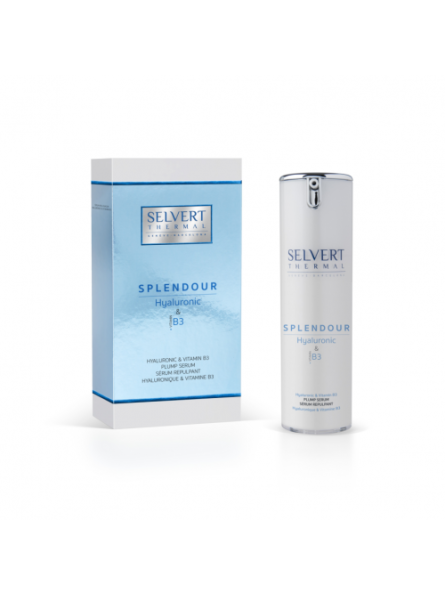 Selvert Thermal HYALURONIC & B3 PLUMP SERUM Drėkinamasis stangrinamasis serumas, 30 ml.