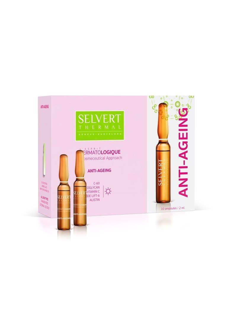 Selvert Thermal ANTI-AGEING CONCENTRATE Koncentratas prieš odos senėjimą, 10 x 2ml.