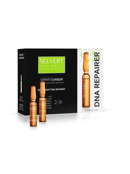 Selvert Thermal DAY & NIGHT DNA REPAIRER CONCENTRATE DNR atstatantis koncentratas, 10 x 2ml.