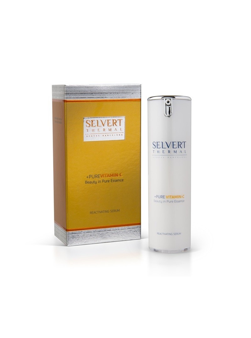 Selvert Thermal REACTIVATING SERUM PURE VITAMIN C Aktyvuojamasis serumas, 30 ml.