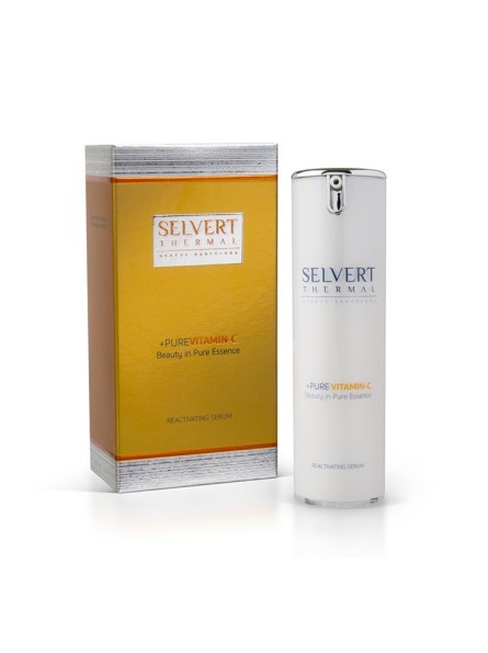 Selvert Thermal REACTIVATING SERUM PURE VITAMIN C Aktyvuojamasis serumas, 30 ml.