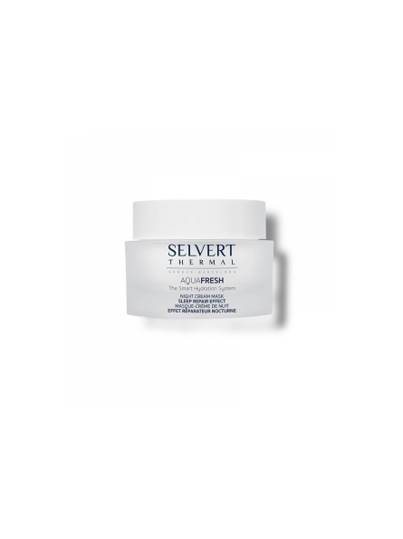 Selvert Thermal NIGHT CREAM MASK SLEEP REPAIR EFFECT Naktinė regeneruojamoji kaukė, 50 ml.