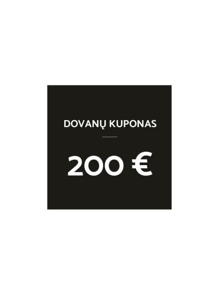 200 EUR elektroninis BOTE BOTE dovanų kuponas