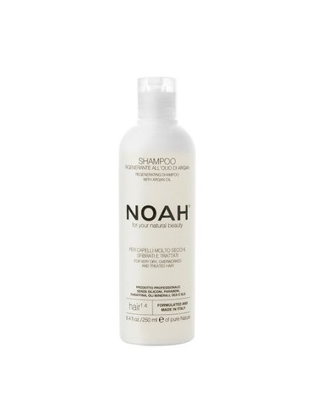 Noah 1.4 šampūnas sausiems ir chemiškai pažeistiems plaukams, 250 ml.