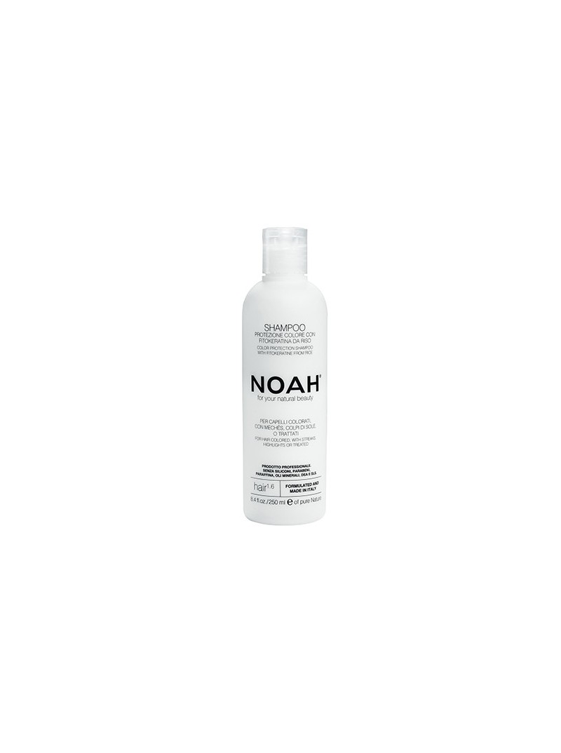 Noah 1.6 šampūnas dažytiems ir sruogelėmis dažytiems plaukams, 250 ml.