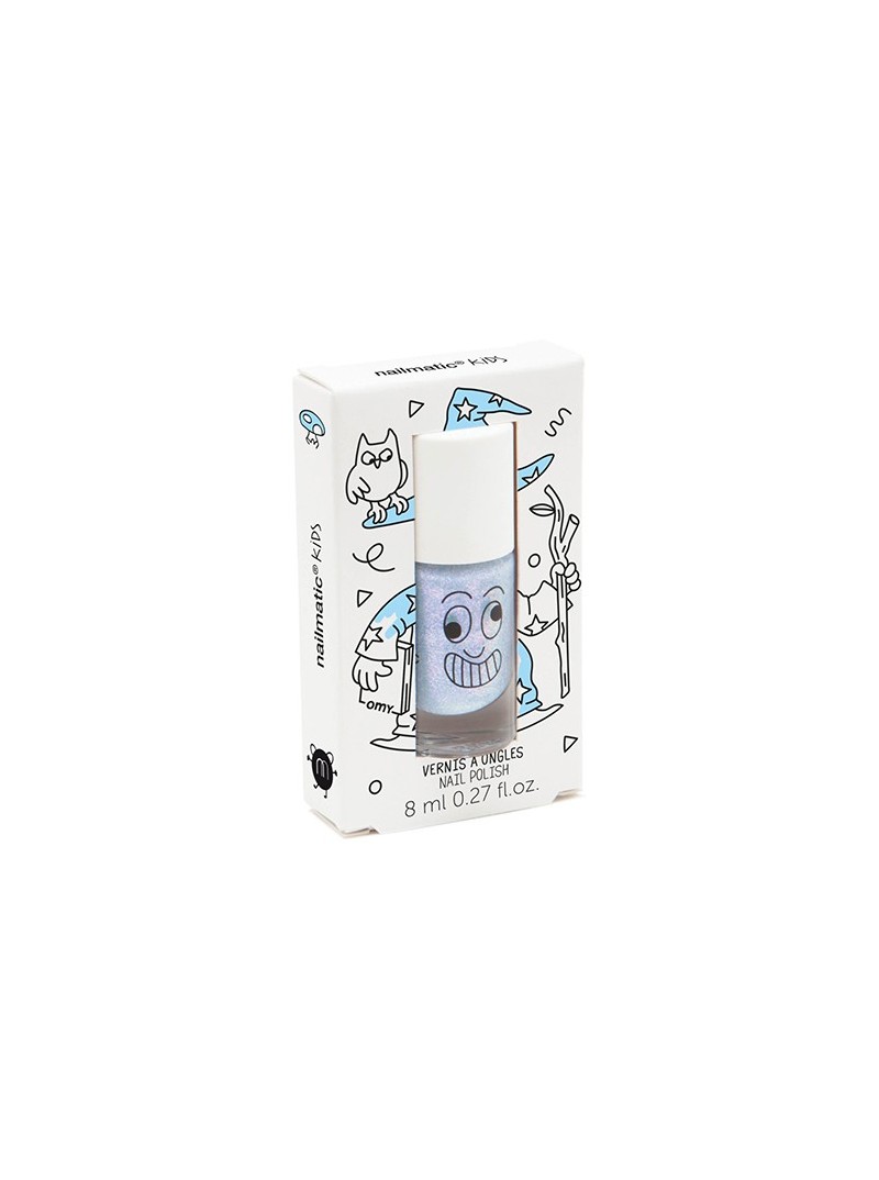 Nailmatic KIDS MERLIN Shimmer Nail Polish vandens pagrindo nagų lakas, 8 ml.