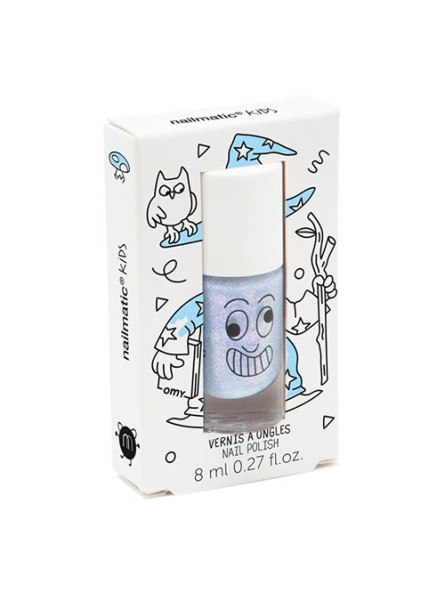 Nailmatic KIDS MERLIN Shimmer Nail Polish vandens pagrindo nagų lakas, 8 ml.