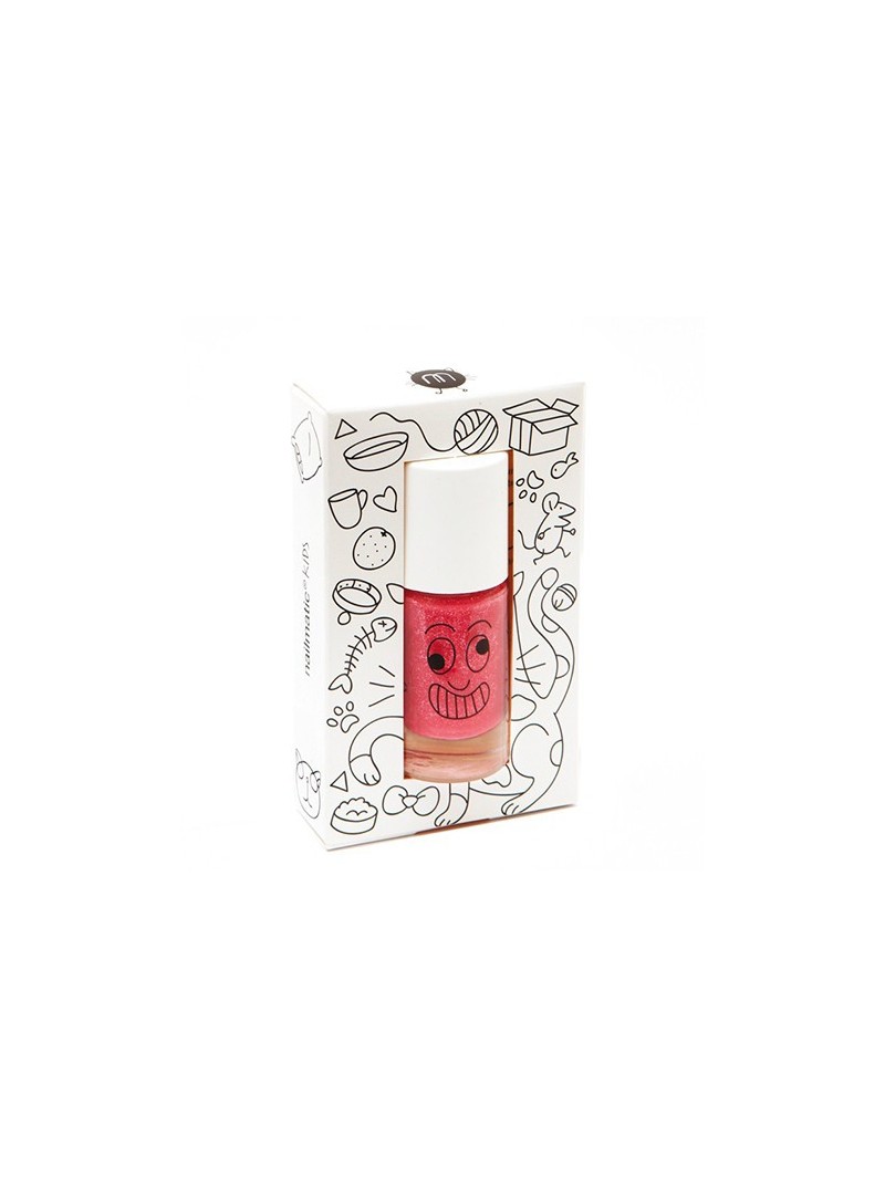 Nailmatic KIDS KITTY Iridescent Nail Polish vandens pagrindo nagų lakas, 8 ml.