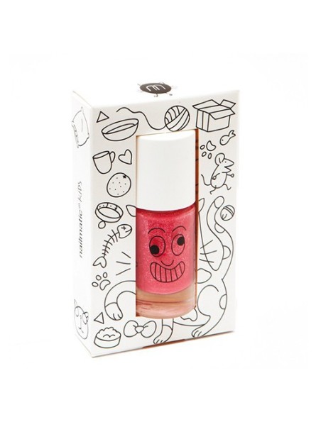 Nailmatic KIDS KITTY Iridescent Nail Polish vandens pagrindo nagų lakas, 8 ml.