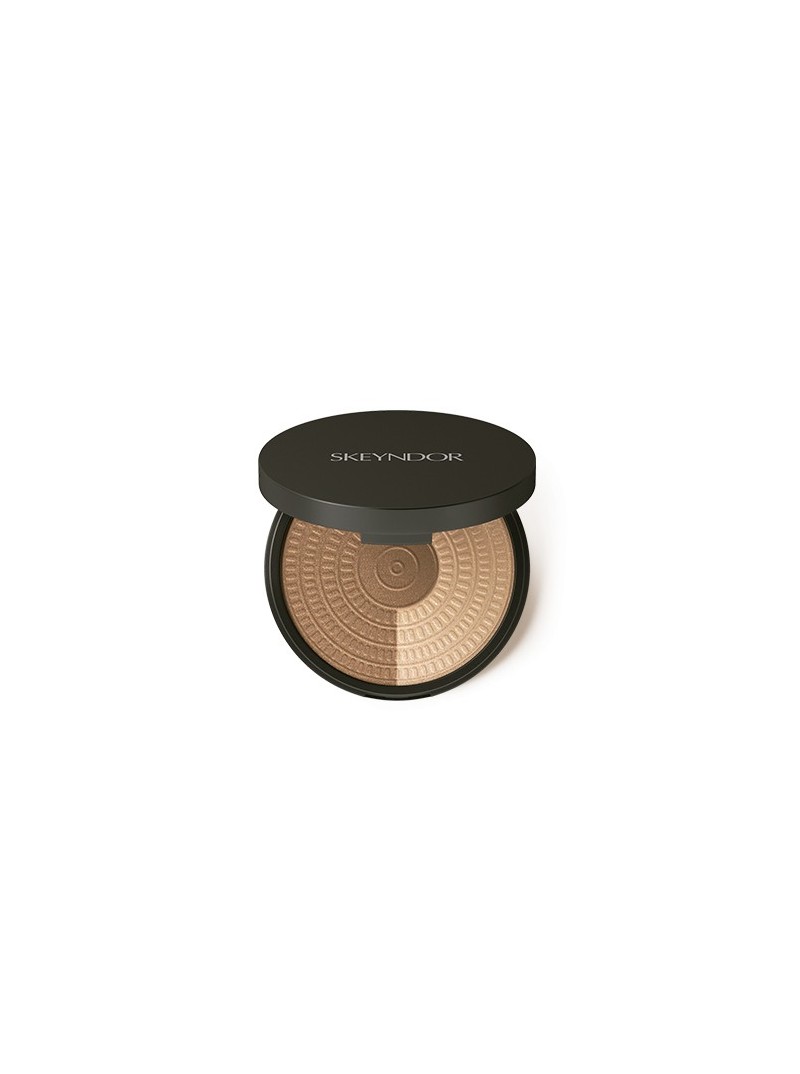 Skeyndor Highlight Powder Duo švytėjimo suteikianti dviejų atspalvių pudra, 12 g.