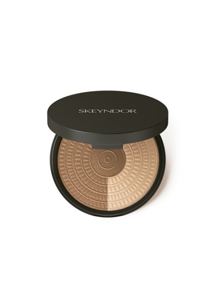 Skeyndor Highlight Powder Duo švytėjimo suteikianti dviejų atspalvių pudra, 12 g.