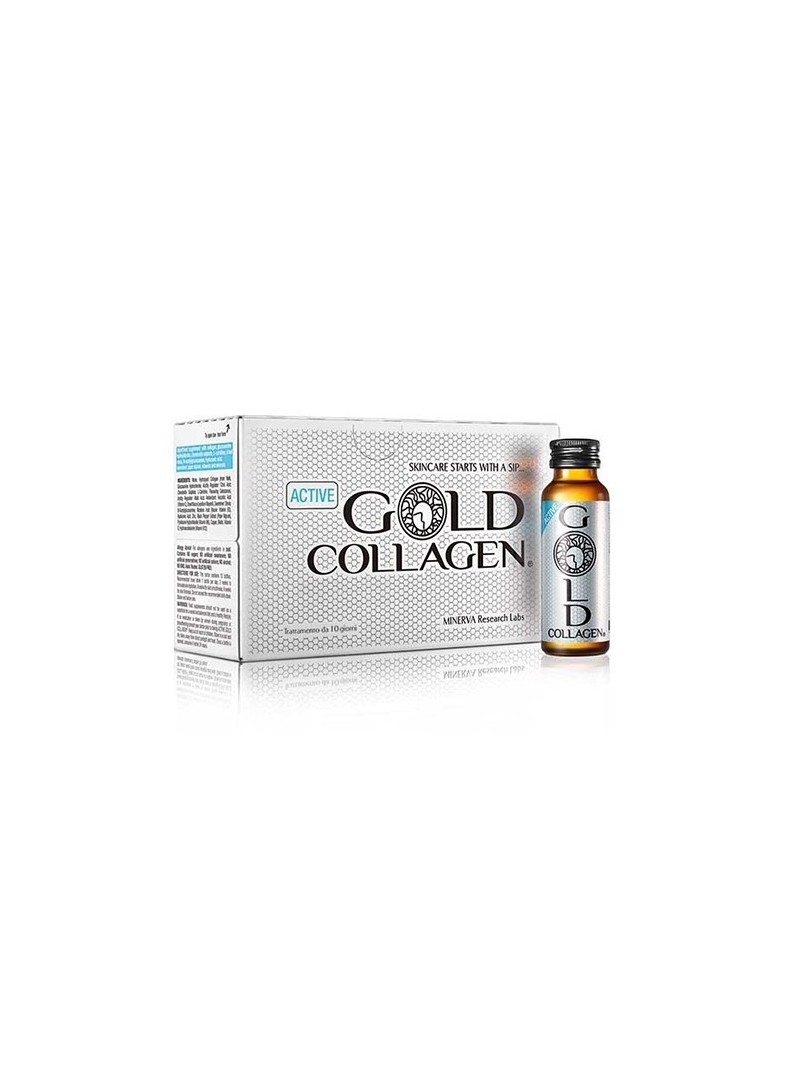 GOLD COLLAGEN ACTIVE geriamas kolagenas aktyviai gyvenantiems arba sportuojantiems žmonėms, 10x50 ml.