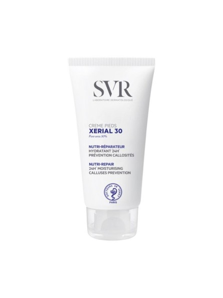 SVR XERIAL 30 CREME PIEDS pėdų kremas su šlapalu labai sausai ir pažeistai pėdų odai, 50 ml.