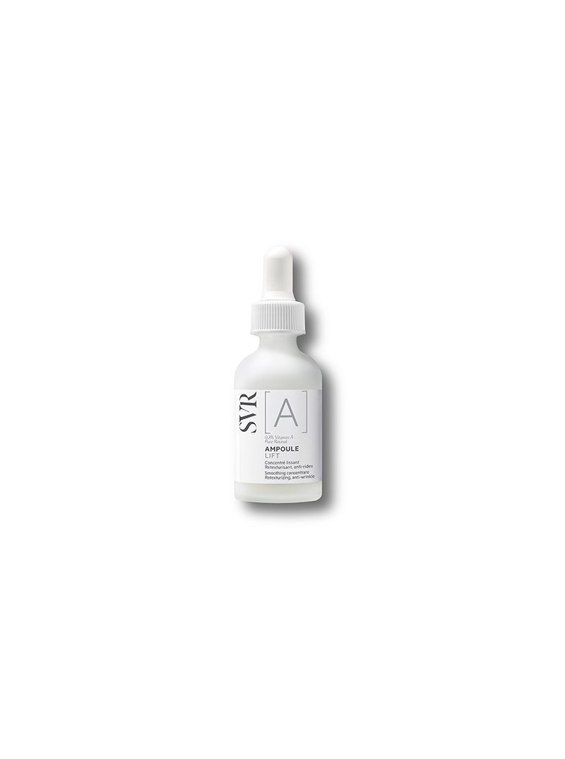 SVR [A] AMPOULE LIFT priešraukšlinis vitamino A koncentratas, 30 ml.