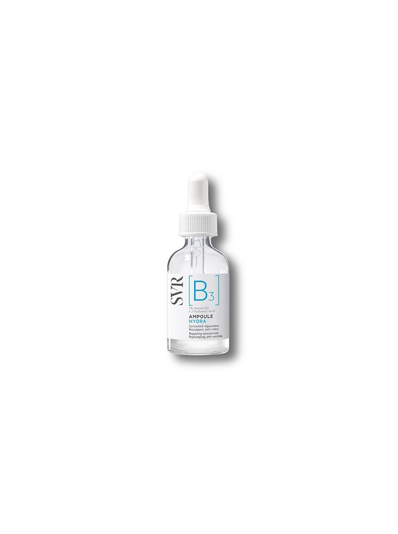 SVR [B3] AMPOULE HYDRA drėkinamasis koncentratas, 30 ml.