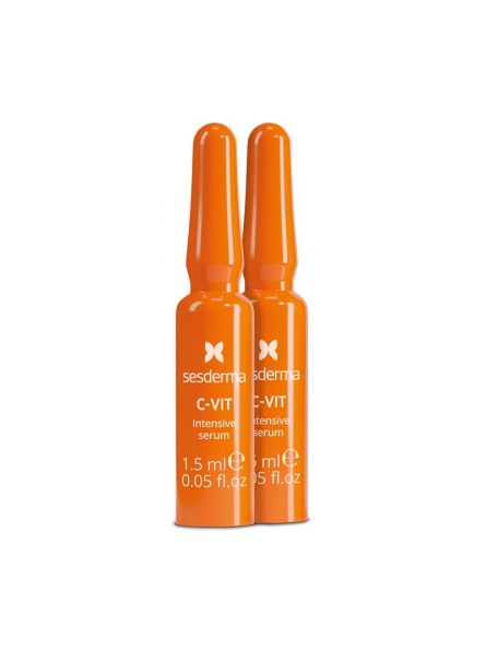 Ampulės veidui su vitaminu C Sesderma C-VIT, 10x1,5 ml