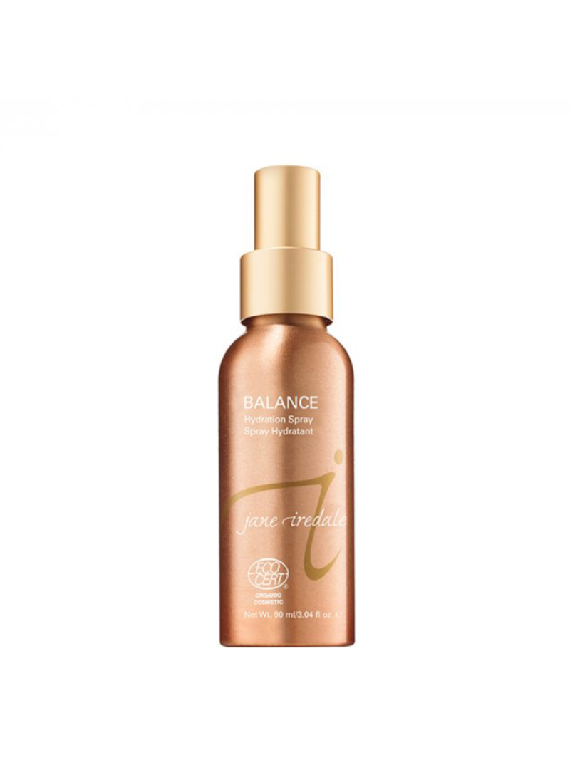 Drėkinanti veido dulksna - mineralinis makiažo fiksatorius Jane Iredale Hydration Spray Balance