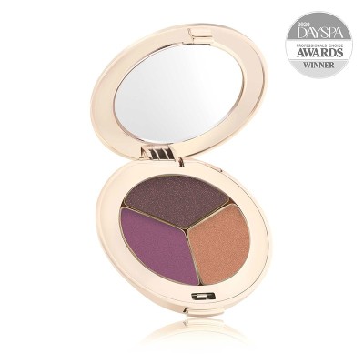 jane iredale PUREPRESSED® EYE SHADOW TRIPLE presuoti, trispalviai akių šešėliai su mineralais, 3 g.