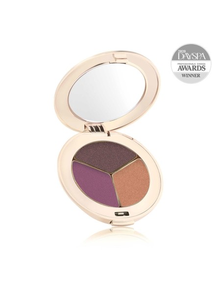 jane iredale PUREPRESSED® EYE SHADOW TRIPLE presuoti, trispalviai akių šešėliai su mineralais, 3 g.