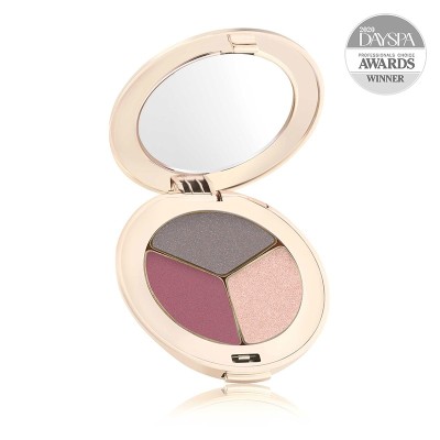 jane iredale PUREPRESSED® EYE SHADOW TRIPLE presuoti, trispalviai akių šešėliai su mineralais, 3 g.