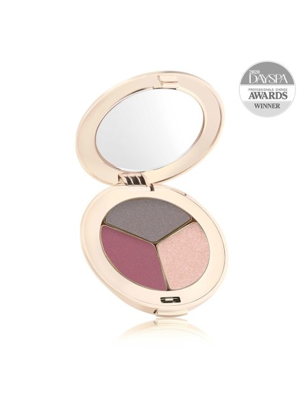 jane iredale PUREPRESSED® EYE SHADOW TRIPLE presuoti, trispalviai akių šešėliai su mineralais, 3 g.