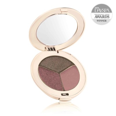 jane iredale PUREPRESSED® EYE SHADOW TRIPLE presuoti, trispalviai akių šešėliai su mineralais, 3 g.