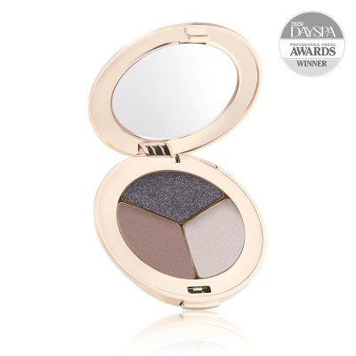 jane iredale PUREPRESSED® EYE SHADOW TRIPLE presuoti, trispalviai akių šešėliai su mineralais, 3 g.