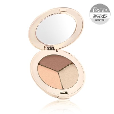 jane iredale PUREPRESSED® EYE SHADOW TRIPLE presuoti, trispalviai akių šešėliai su mineralais, 3 g.