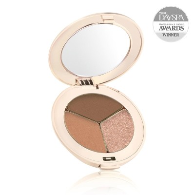 jane iredale PUREPRESSED® EYE SHADOW TRIPLE presuoti, trispalviai akių šešėliai su mineralais, 3 g.