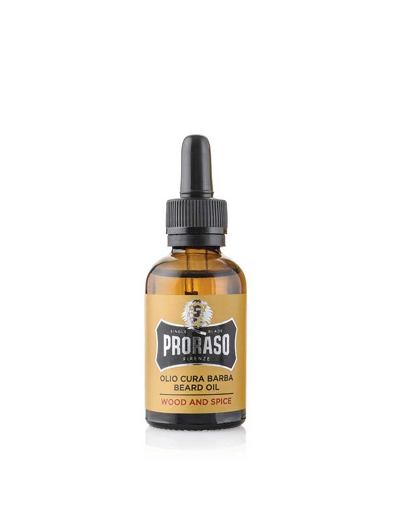 Proraso WOOD&SPICE BEARD OIL barzdos aliejus, 30 ml.