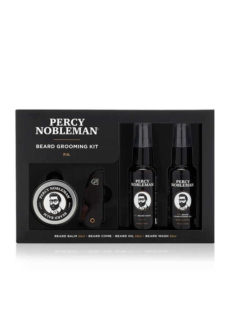 Percy Nobleman BEARD GROOMING KIT barzdos priežiūros rinkinys, 1 vnt.