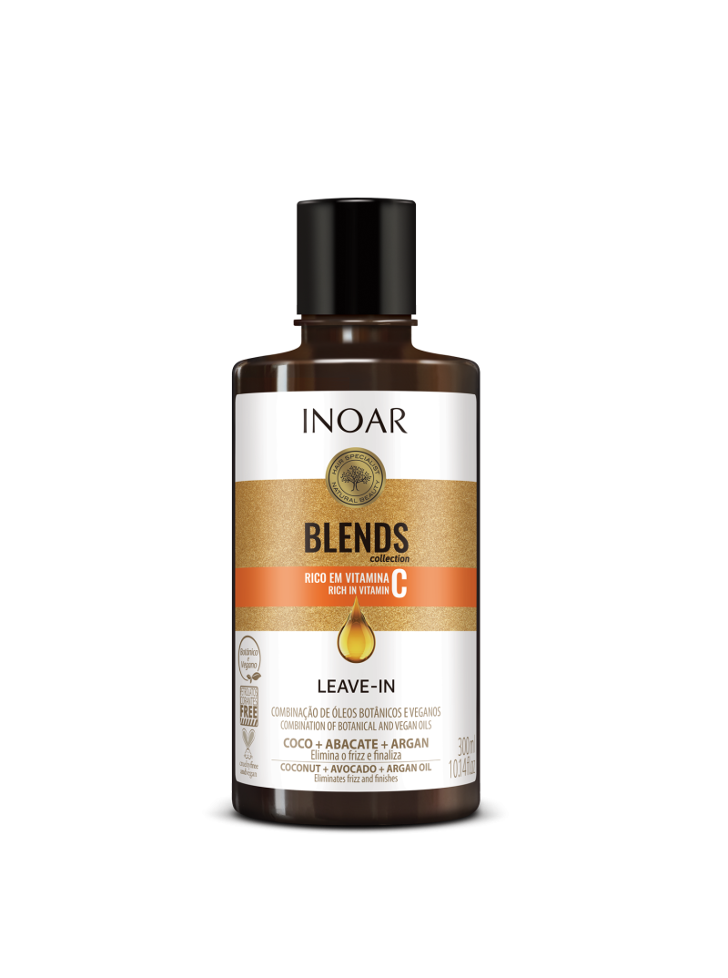 Nenuplaunamas balzamas su vitaminu C Inoar Blends Leave In, 300 ml.