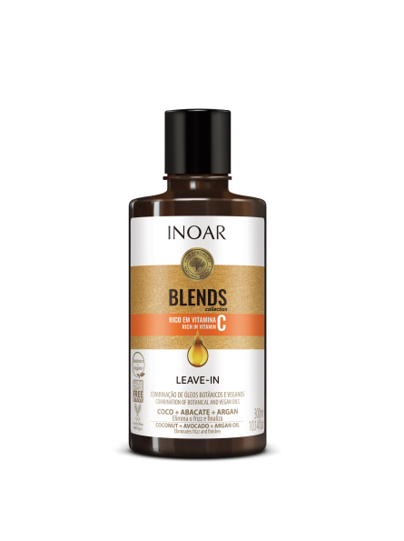 Nenuplaunamas balzamas su vitaminu C Inoar Blends Leave In, 300 ml.