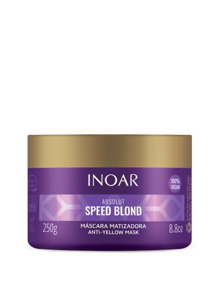 Kaukė šviesiems plaukams Inoar Speed Blond, 250 g.