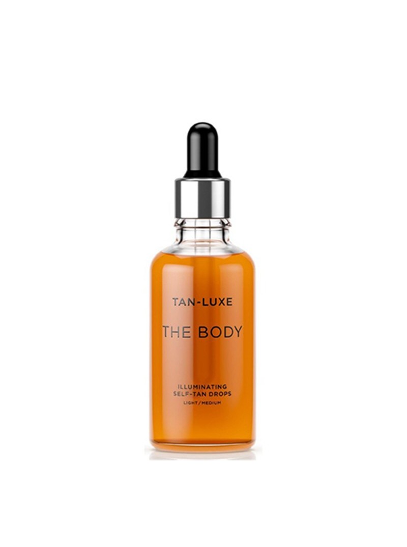 TAN-LUXE THE BODY SELF-TAN DROPS LIGHT/MEDIUM savaiminio įdegio lašai kūnui, 50 ml.