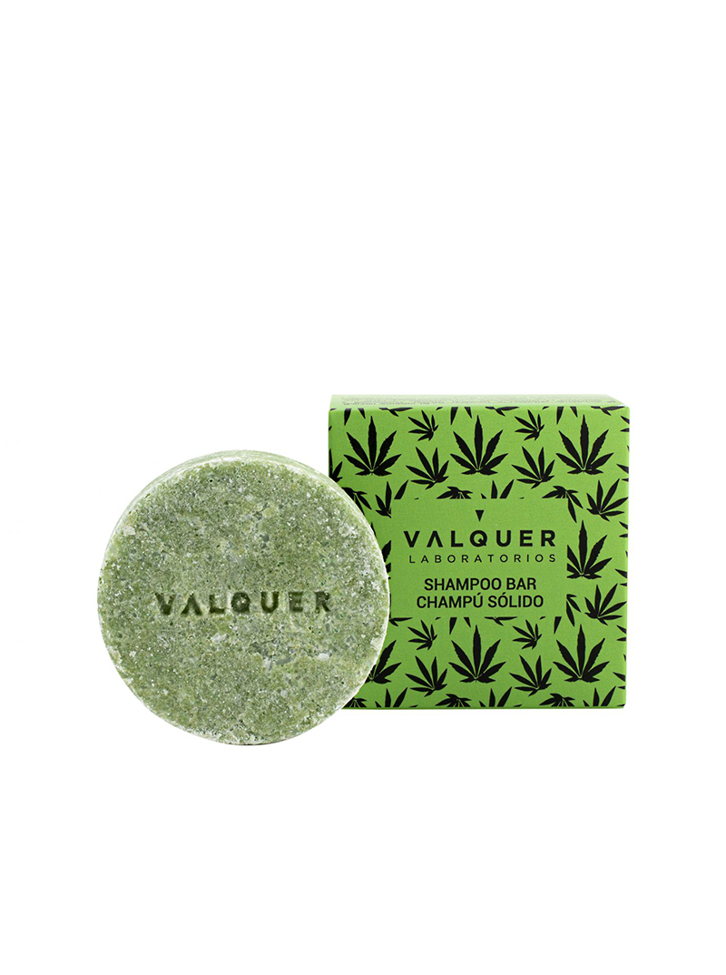 Valquer SHAMPOO BAR drėkinantis ir raminantis kietasis šampūnas su kanapių aliejumi ir ekstraktu, 50 g.