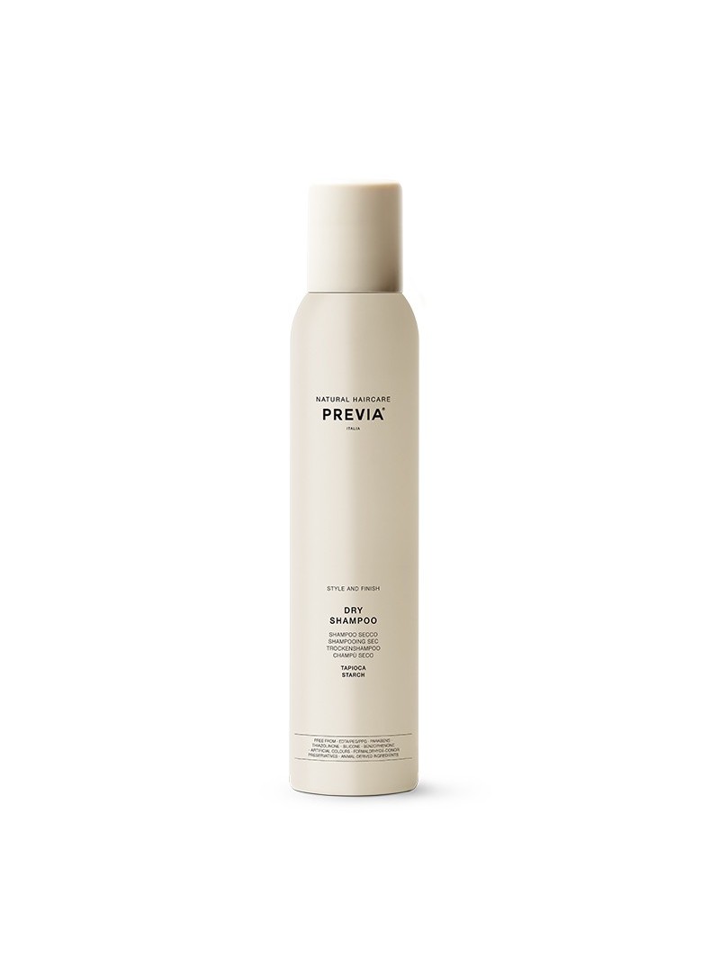 PREVIA DRY SHAMPOO sausas šampūnas, 200 ml.