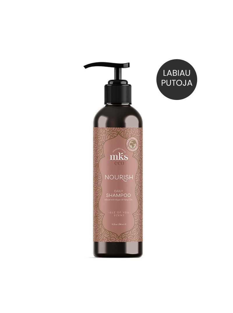 Plaukus maitinantis šampūnas MKS eco (Marrakesh) NOURISH SHAMPOO ISLE OF YOU