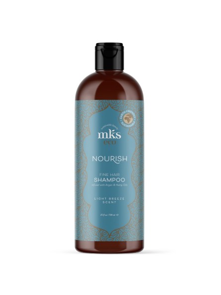 Maitinantis šampūnas ploniems plaukams MKS eco NOURISH SHAMPOO LIGHT BREEZE