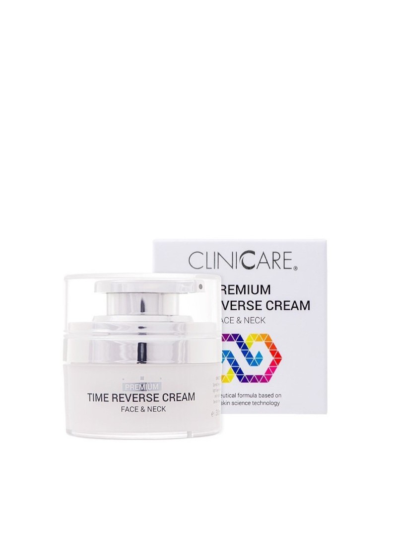 Clinicare TIME REVERSE CREAM FACE&NECK jauninantis veido kremas, 30 ml.