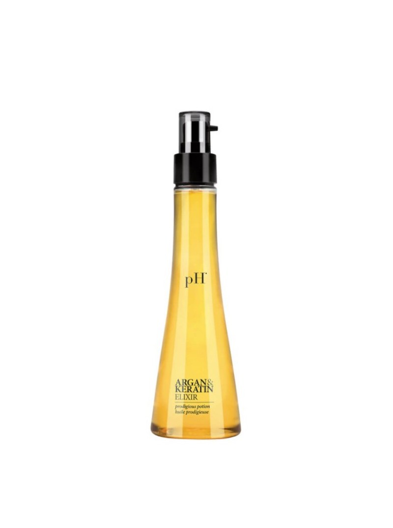 pH Laboratories ARGAN & KERATIN ELIXIR aliejus plaukams, 100 ml.