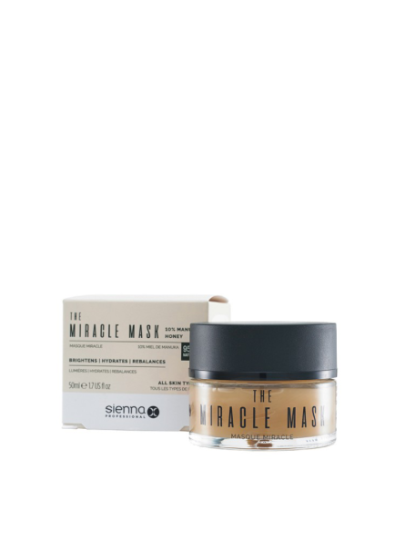 Sienna-X THE MIRACLE MASK skaistinanti ir drėkinanti veido kaukė, 50 ml.