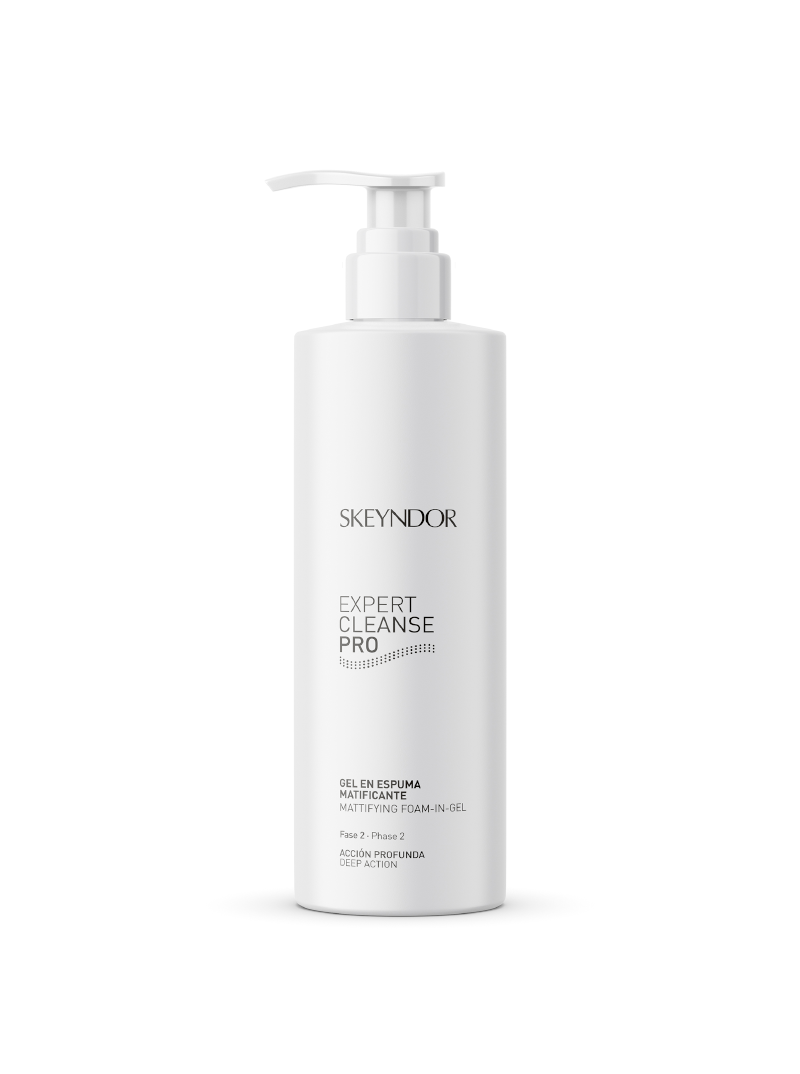 Gelinės prausimosi putos Skeyndor Expert Cleanse PRO Mattifying Foam-in-gel, 200 ml.