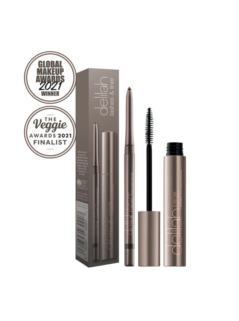 Blakstienų tušo ir akių pieštuko rinkinys delilah Lashes & Liner Collection