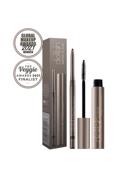 Blakstienų tušo ir akių pieštuko rinkinys delilah Lashes & Liner Collection