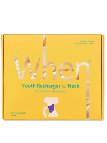 Lakštinė kaklo kaukė ,,When Youth Recharger for Neck''